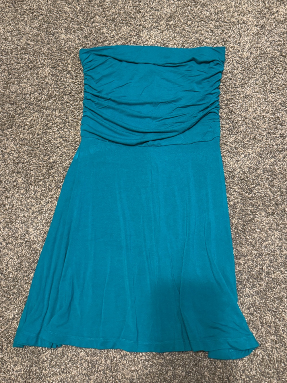 VENUS Teal Strapless Maxi Skirt